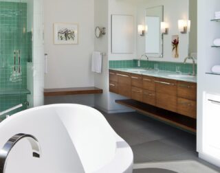 These clean lines make it feel like you have your own private spa. 

#coastsupplyco#bathroom#bathroomremodel#bathroomdesign#spadayathome